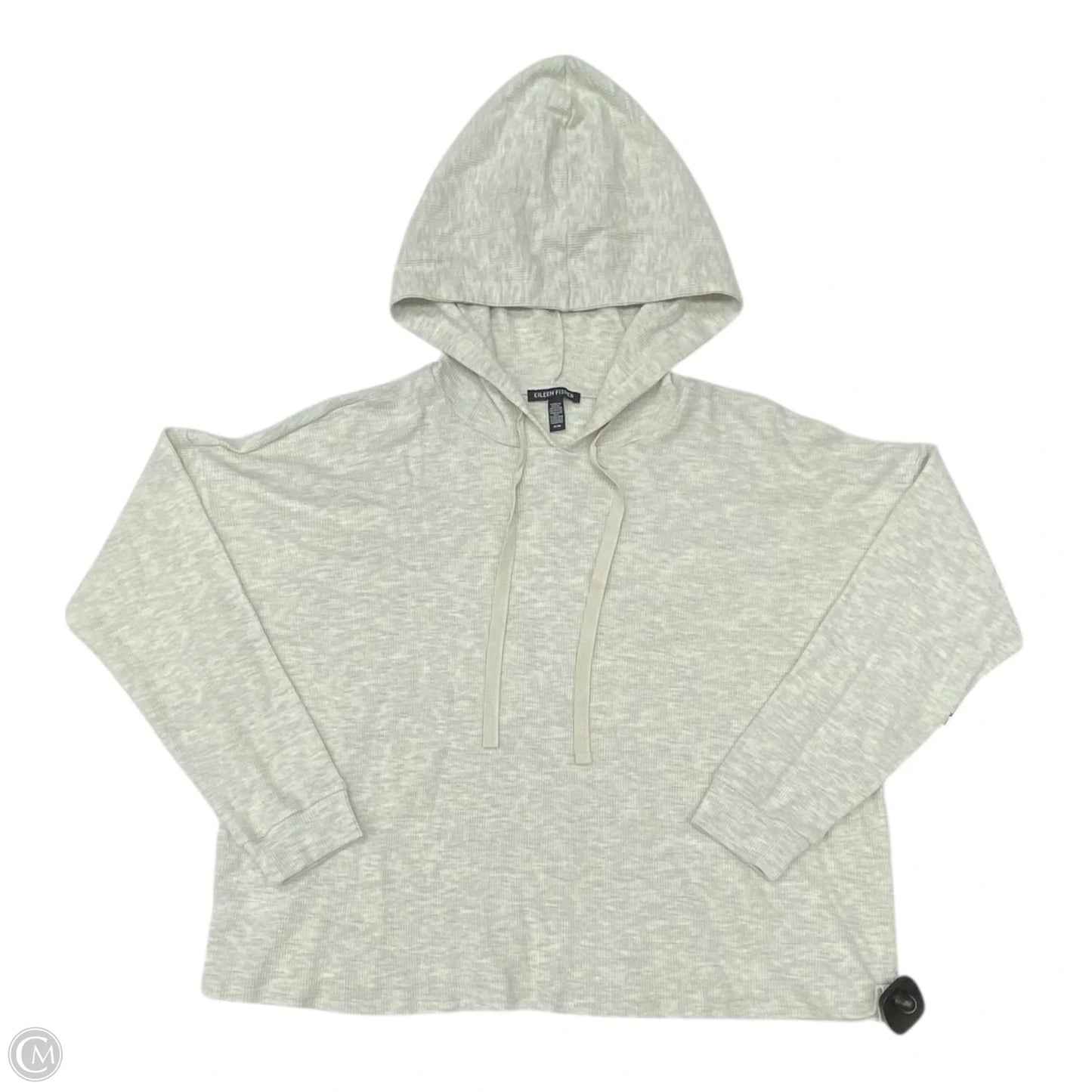 Sweater Designer By Eileen Fisher In Grey, Size: M