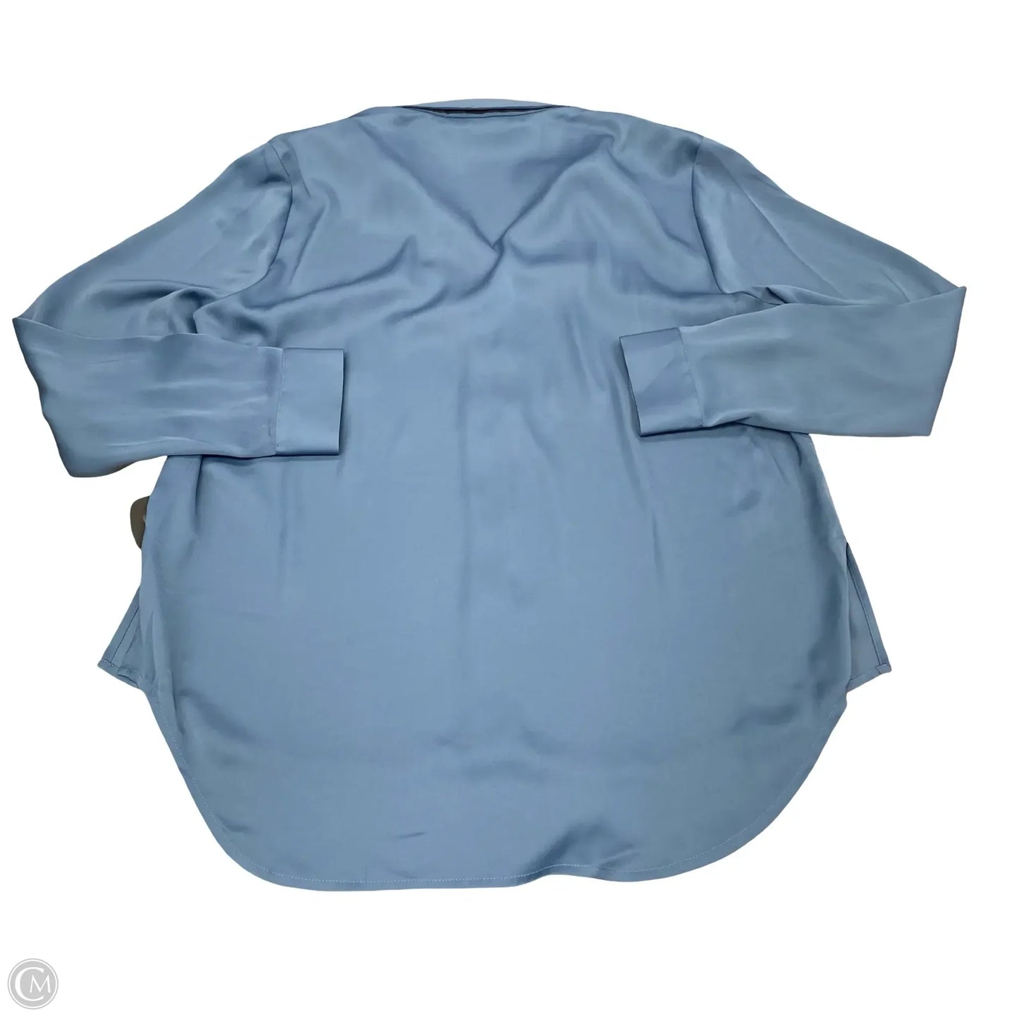 Top Long Sleeve By Michael By Michael Kors In Blue, Size: L