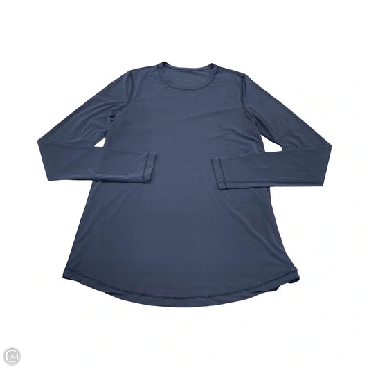 Athletic Top Long Sleeve Crewneck By Lululemon In Black, Size: S