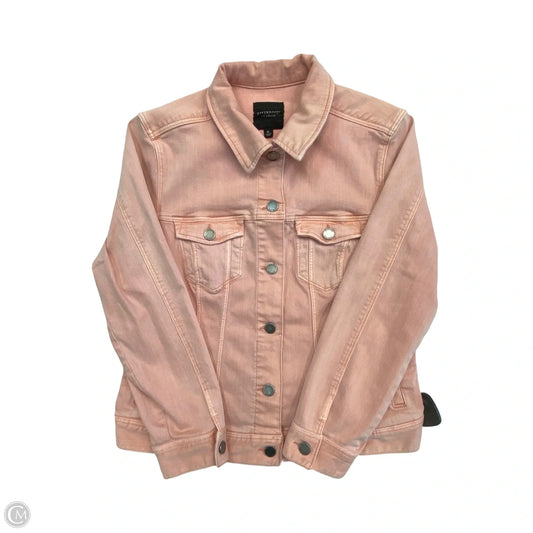 Jacket Denim By Liverpool In Pink Denim, Size: M