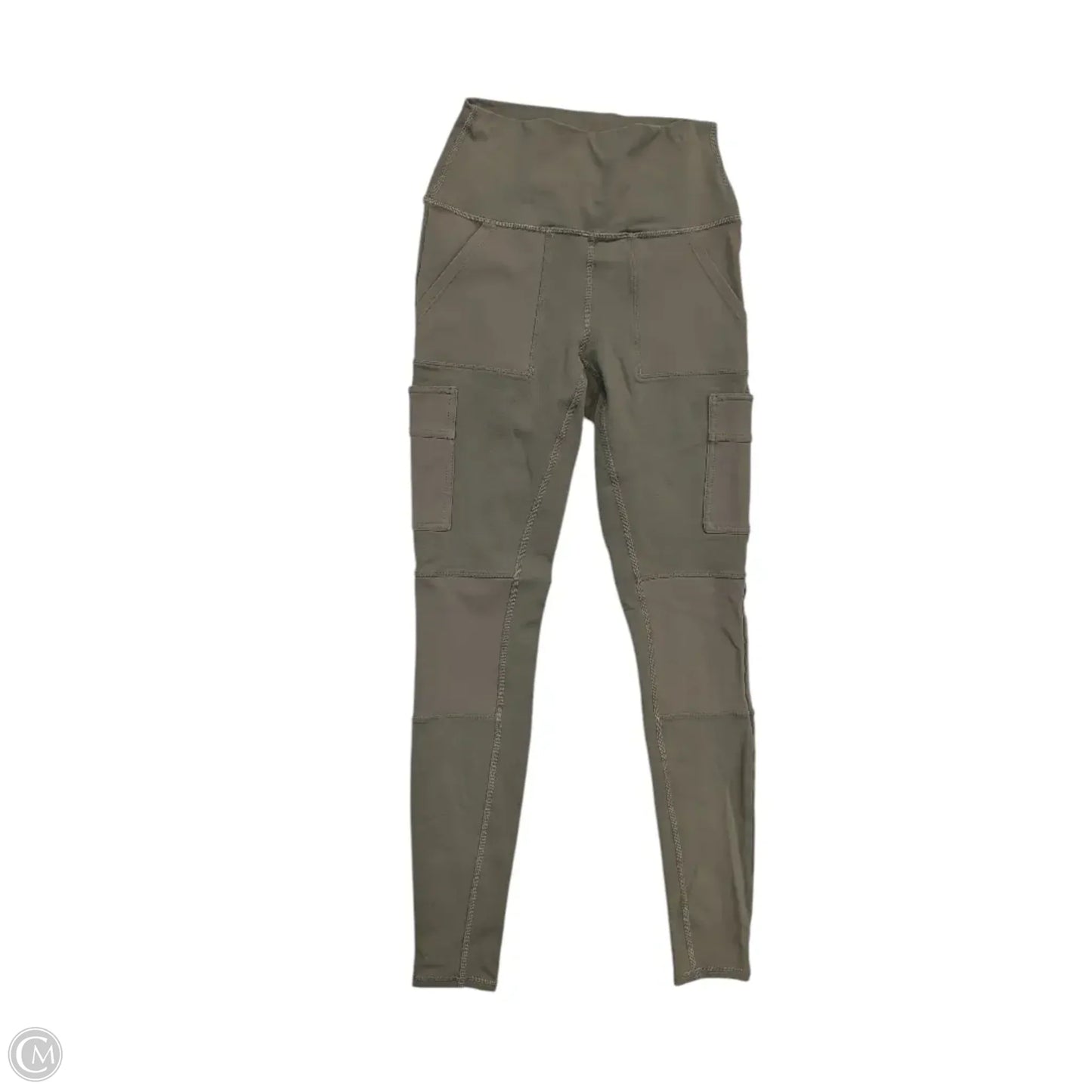Athletic Leggings By Alo In Green, Size: Xs
