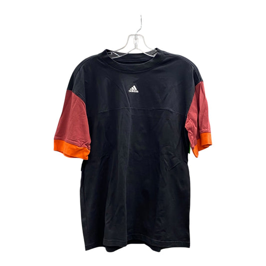 Athletic Top Ss By Adidas In Black, Size:S
