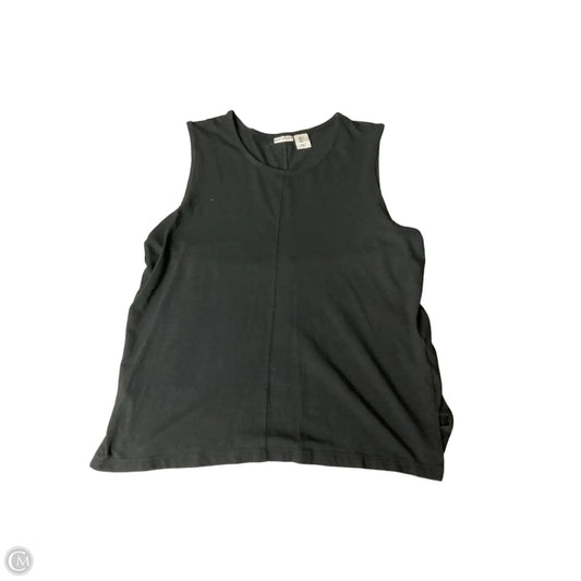 Top Sleeveless Basic By Max Studio In Black, Size: L