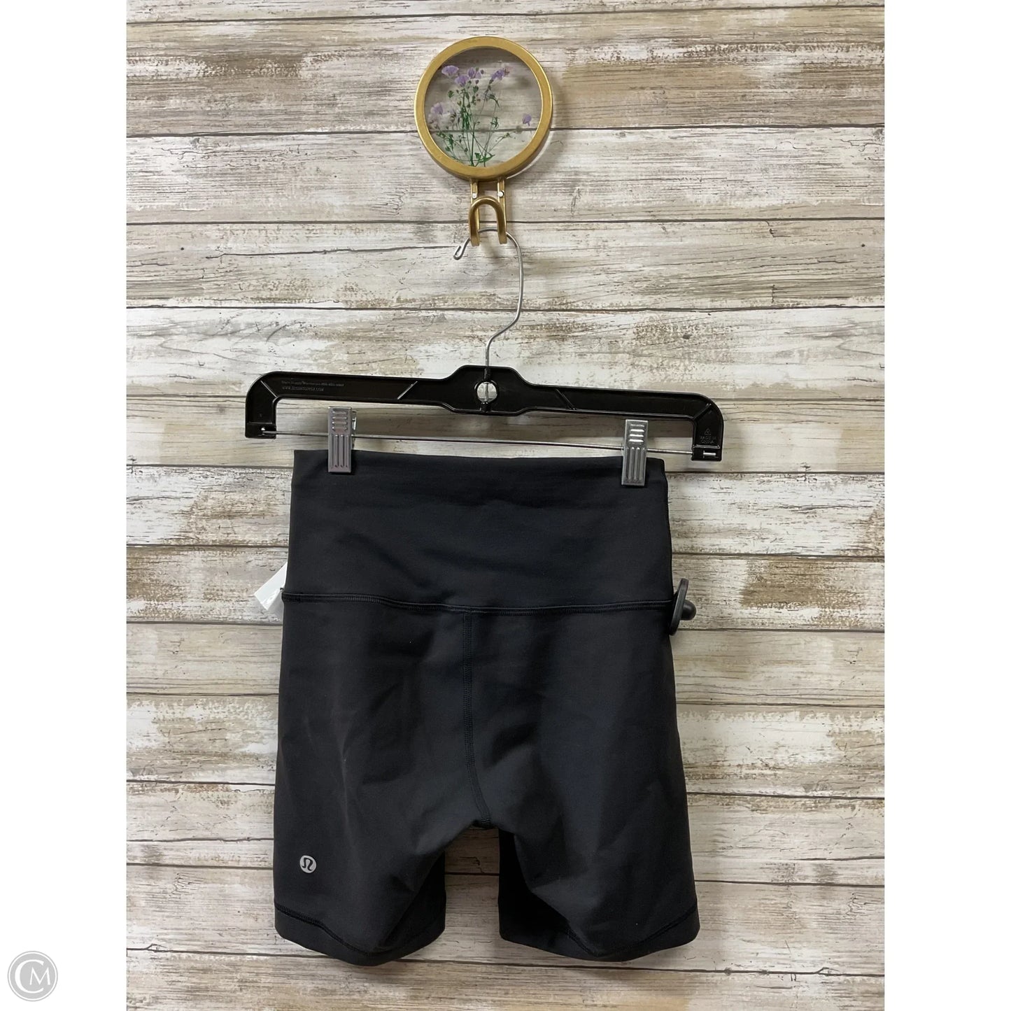 Athletic Shorts By Lululemon In Black, Size: 4