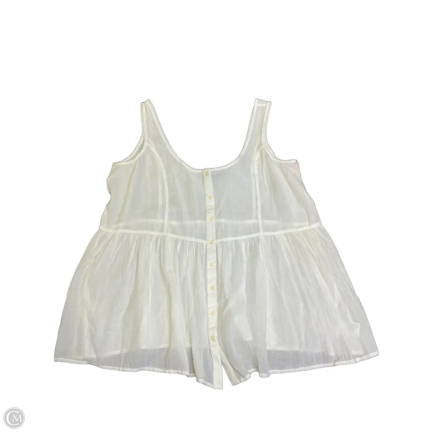 Tank Top By American Eagle In White, Size: Xl