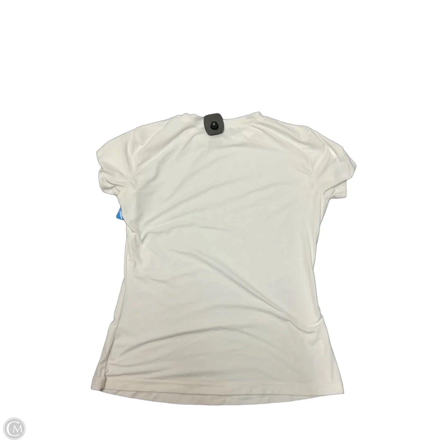 Top Short Sleeve Basic By Cme In White, Size: L