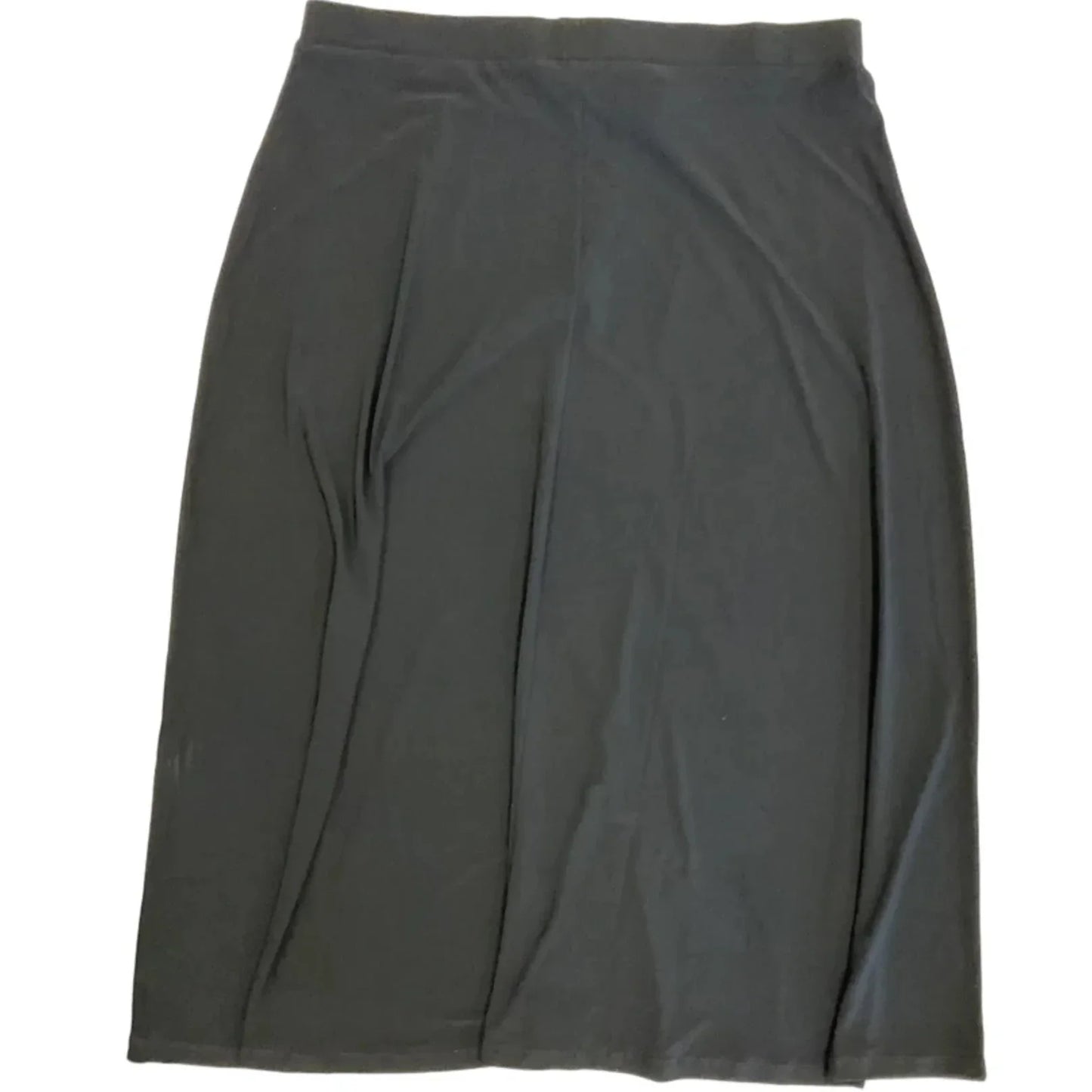 Skirt Maxi By Evan-picone In Black, Size: Xl