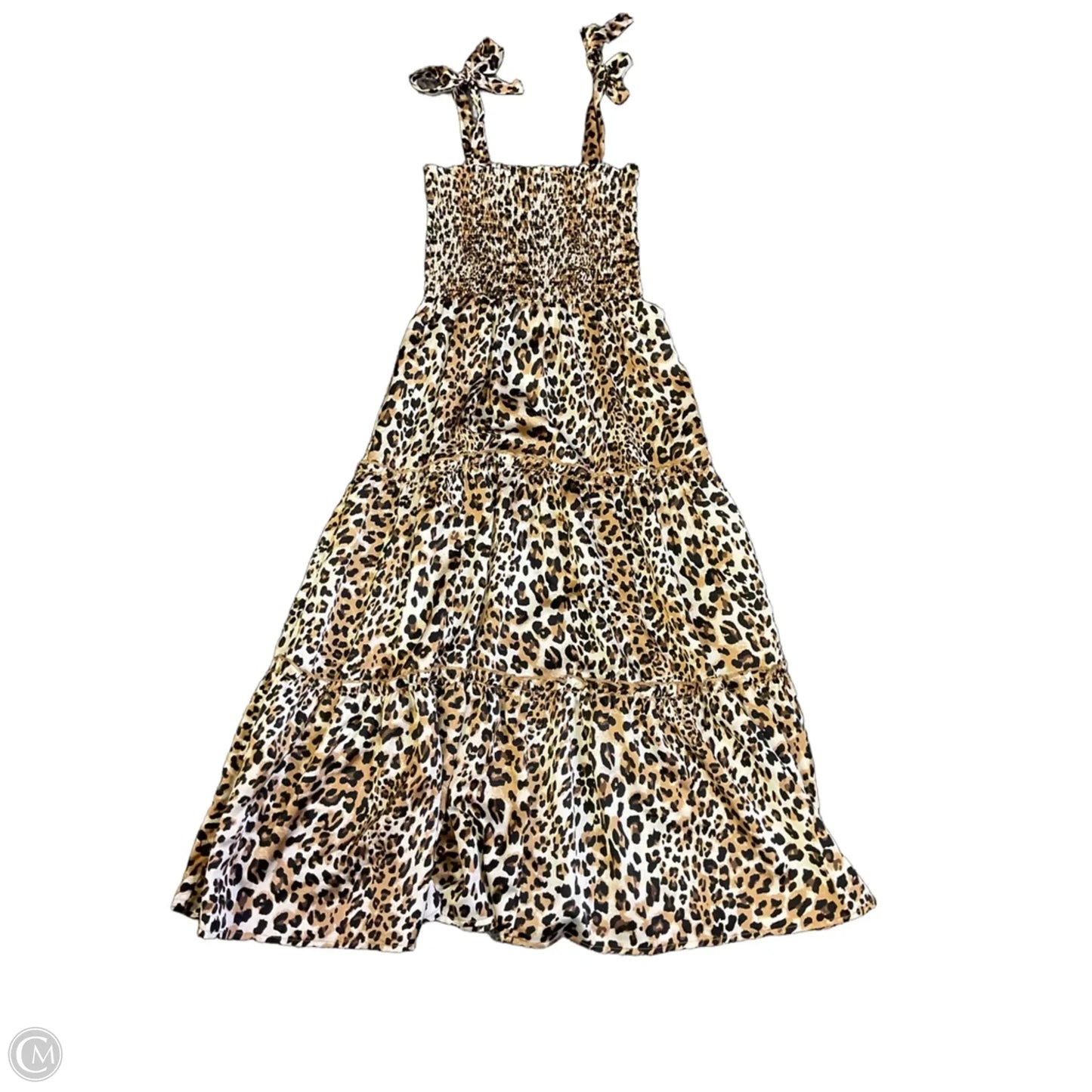 Dress Casual Midi By Pink Lily In Animal Print, Size: S