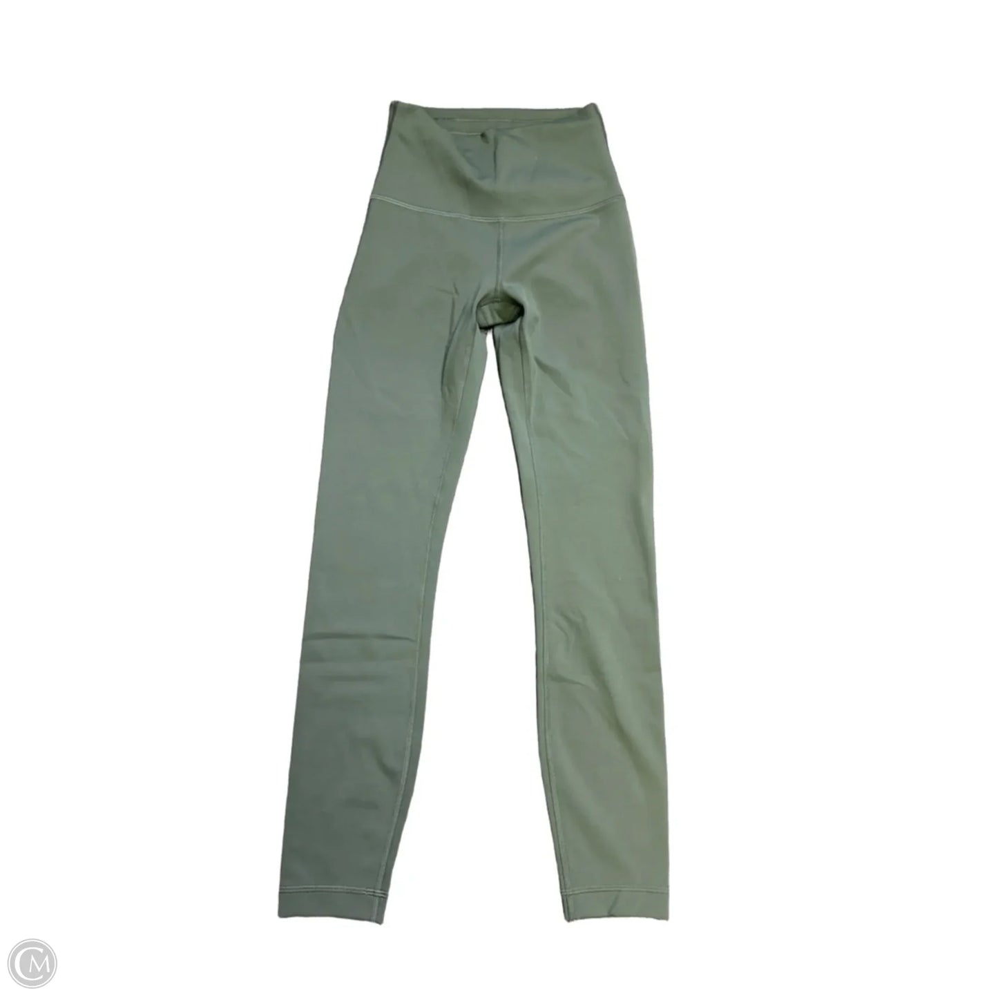Athletic Leggings By Lululemon In Green, Size: 2