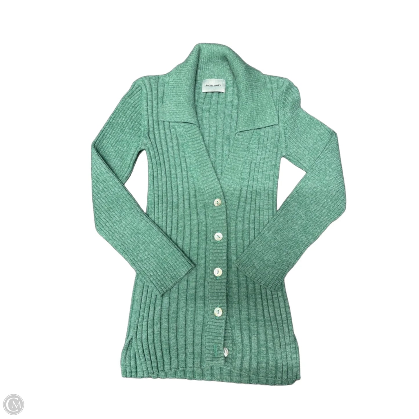 Sweater Cardigan By Cma In Green, Size: Xs