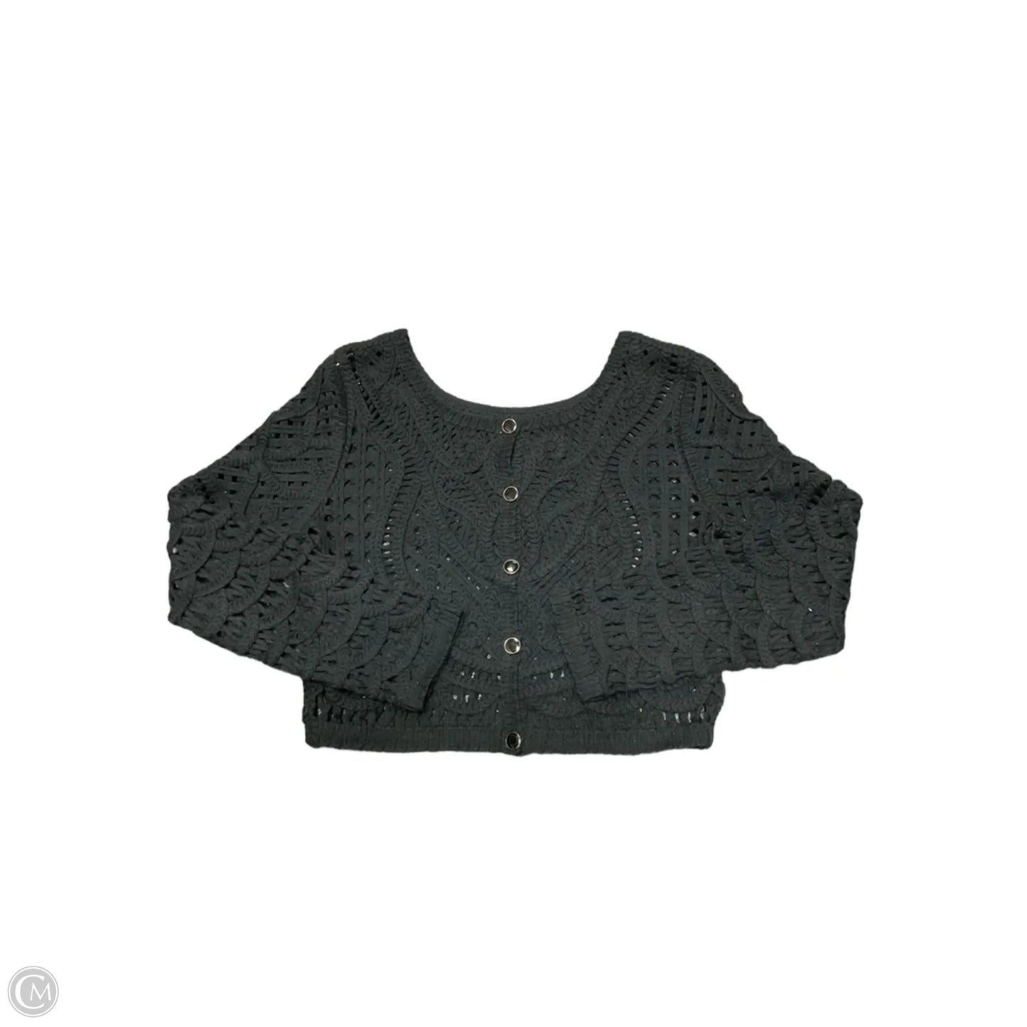 Sweater Cardigan Designer By Ba&sh In Black, Size: Xs