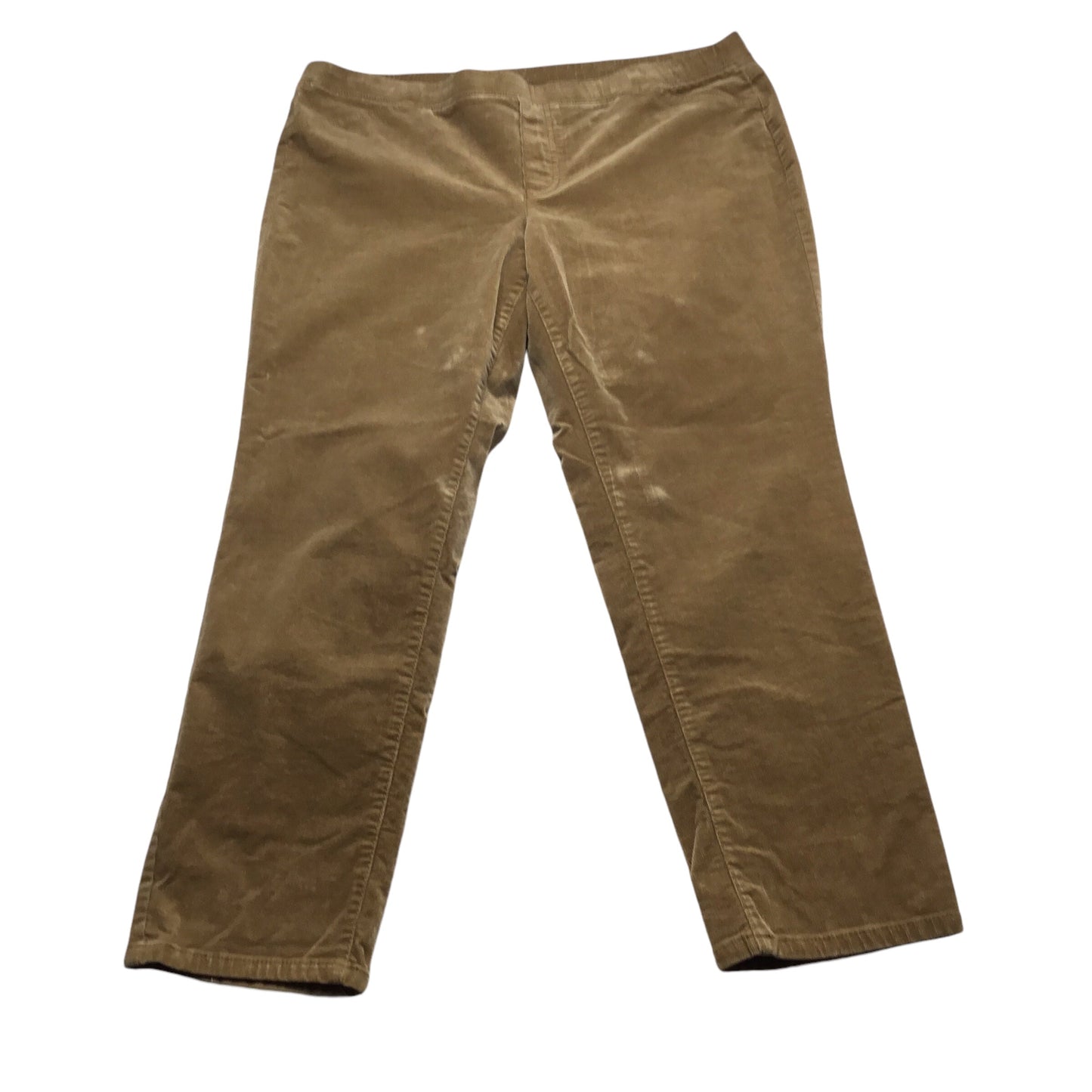 Pants Corduroy By J Jill In Brown, Size: L