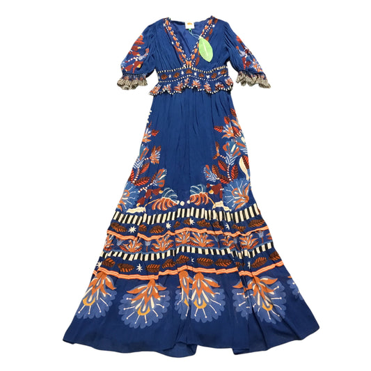 Dress Party Long By Cma In Blue, Size: L