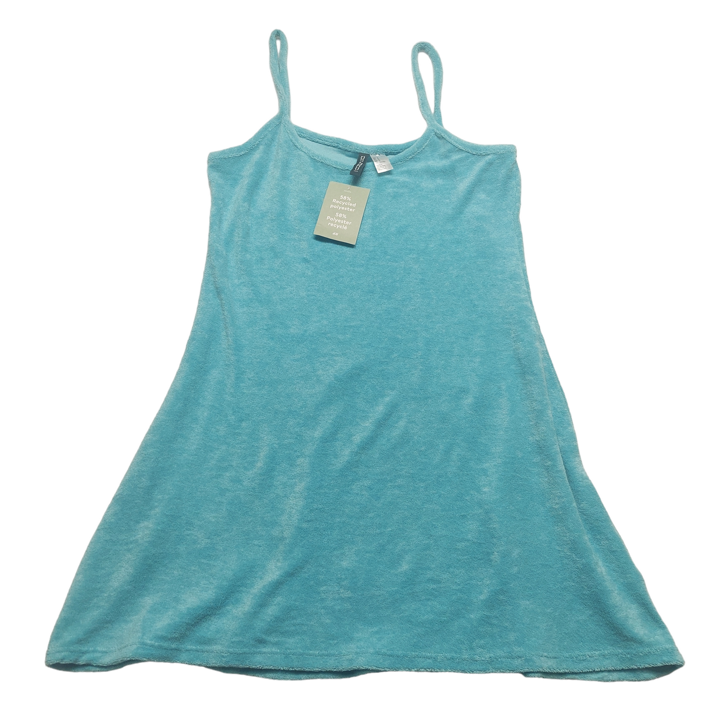 Teal Dress Casual Midi Divided, Size M