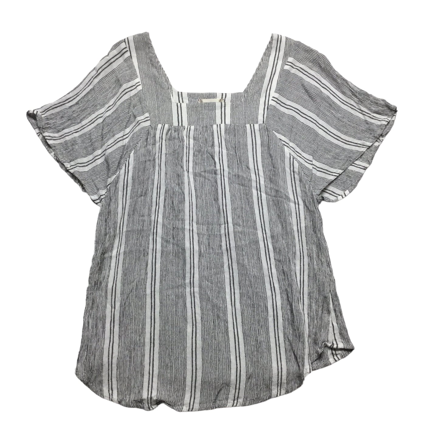 Striped Pattern Top Short Sleeve Altard State, Size S