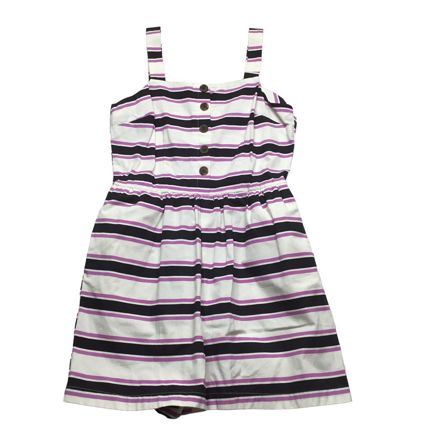 Striped Pattern Romper Who What Wear, Size Xs