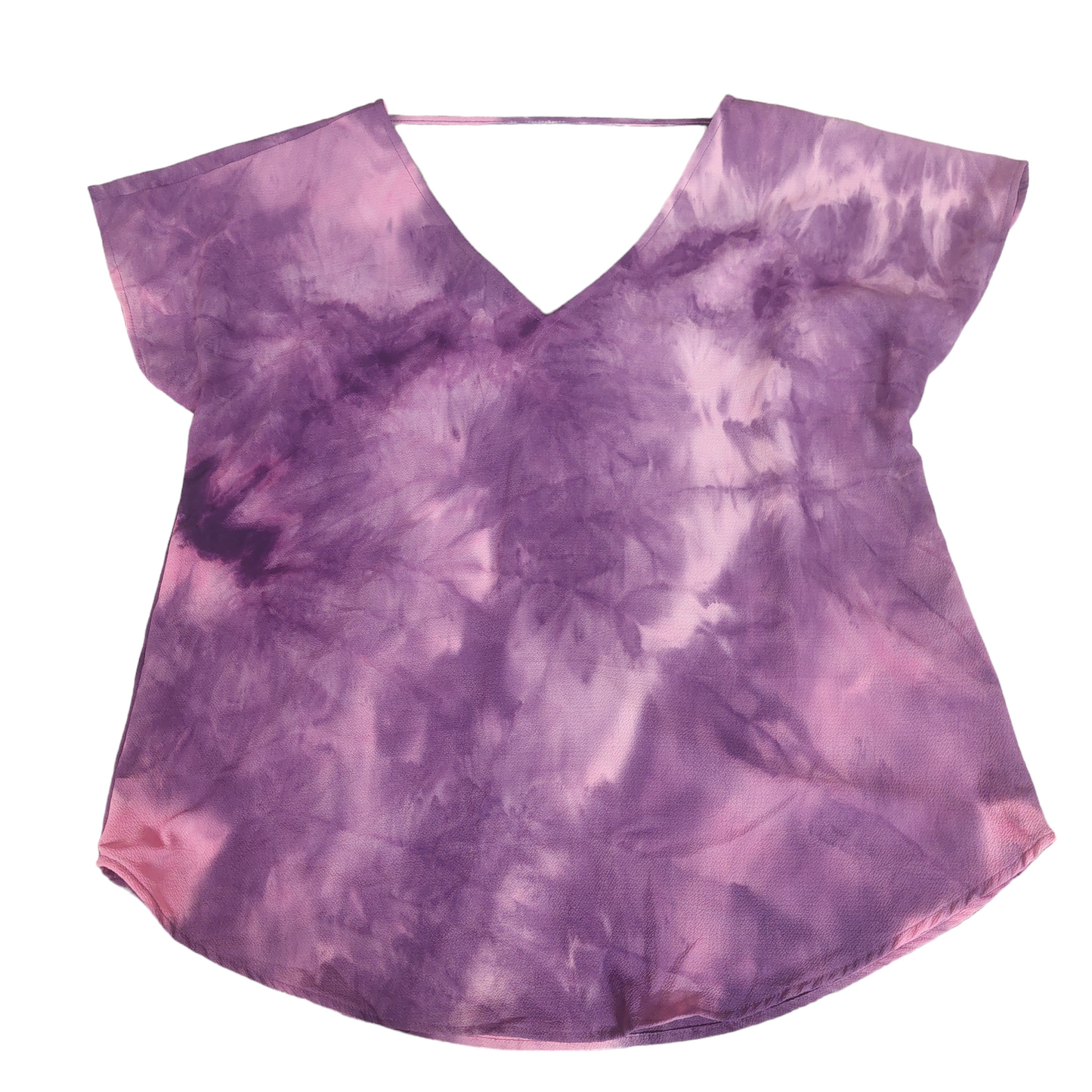 Pink & Purple Top Short Sleeve Wishful Park, Size L