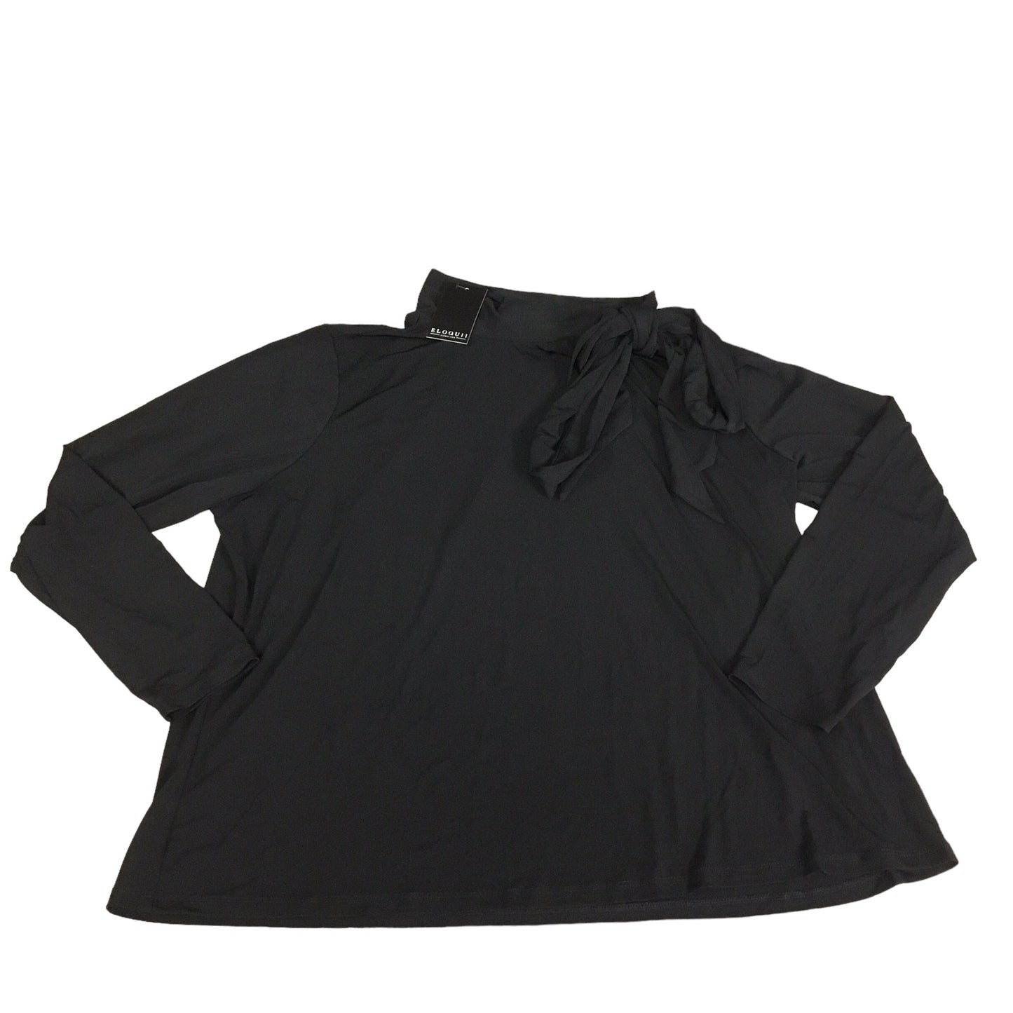 Black Top Long Sleeve Eloquii, Size 2x