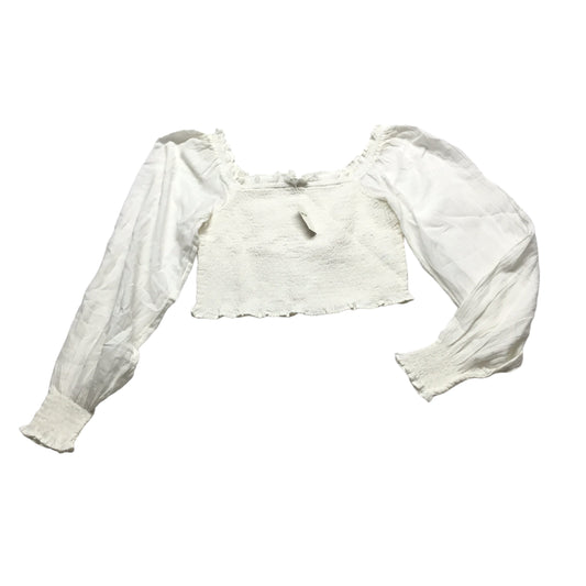 Cream Top Long Sleeve Aerie, Size S