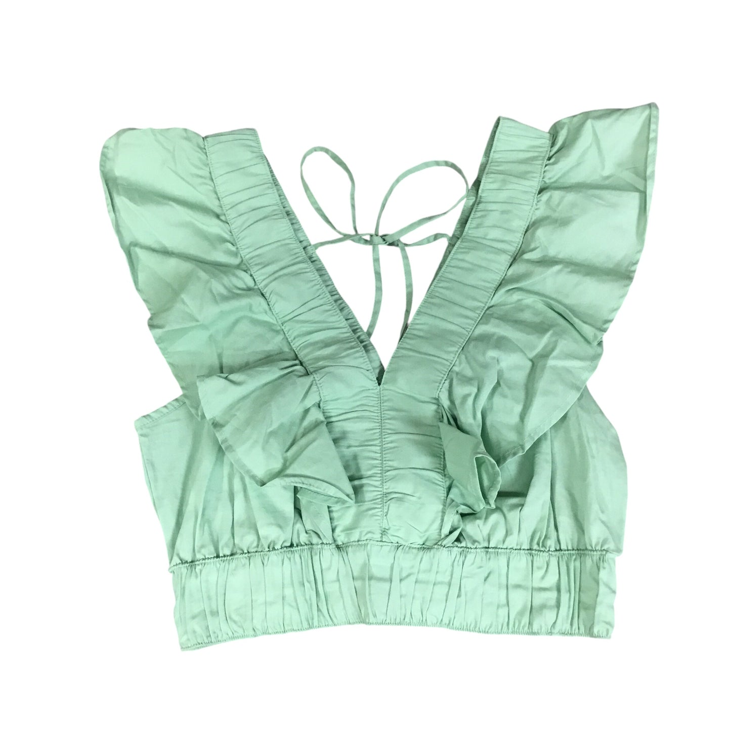 Top Sleeveless By Japna In Green, Size: M