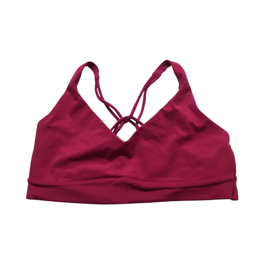 Athletic Bra By Athleta In Pink, Size: L