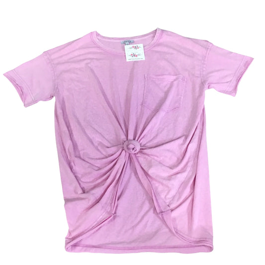 Top Short Sleeve By White Birch In Pink, Size: S