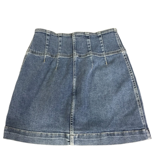 Skirt Mini & Short By We The Free In Blue Denim, Size: 2