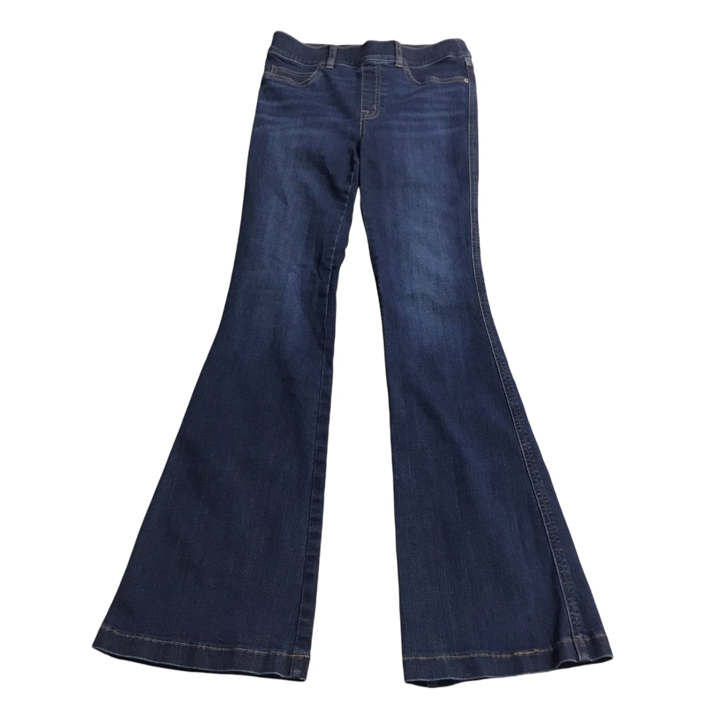 Jeans Wide Leg By Spanx In Blue Denim, Size: S