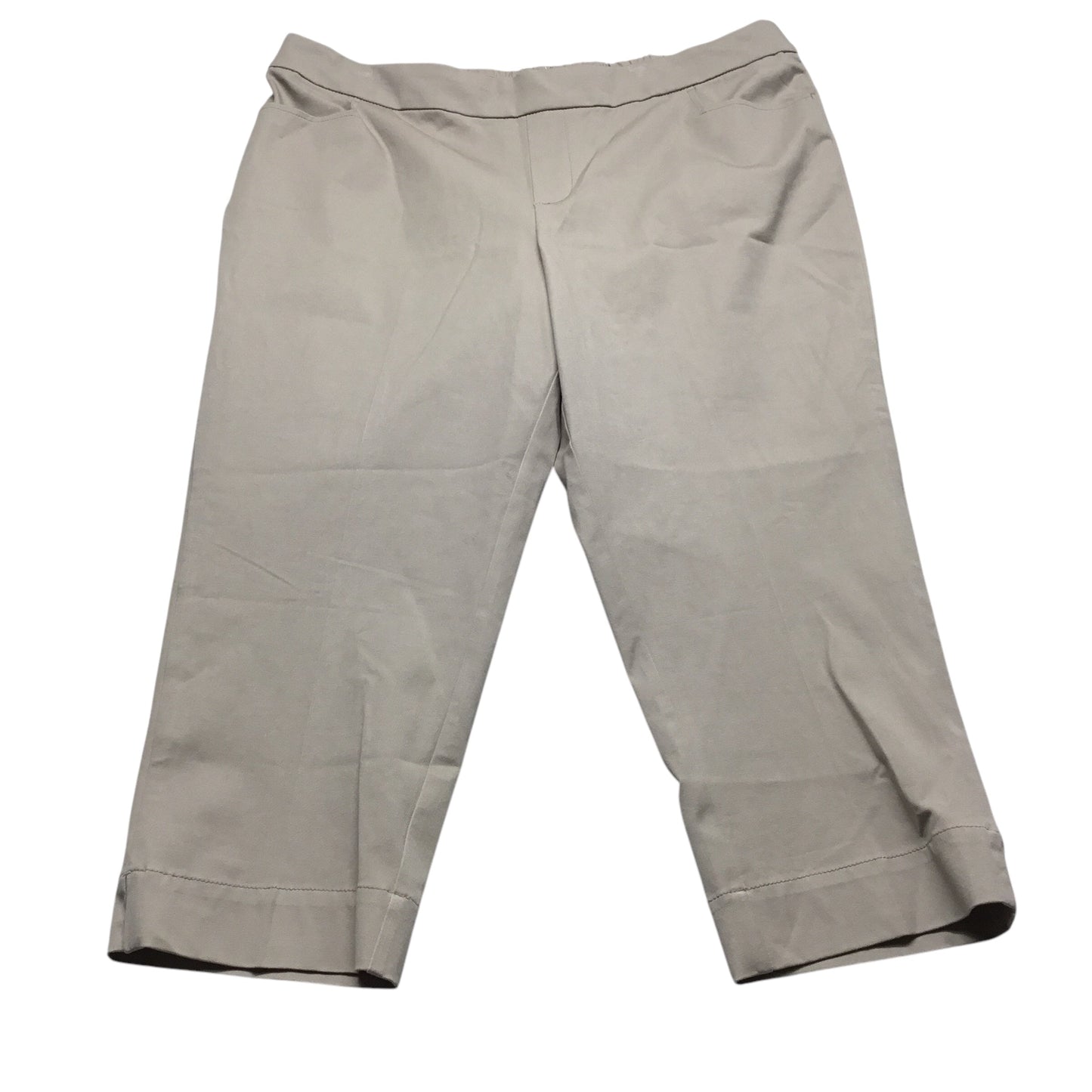 Pants Other By Isaac Mizrahi Live Qvc In Tan, Size: 20