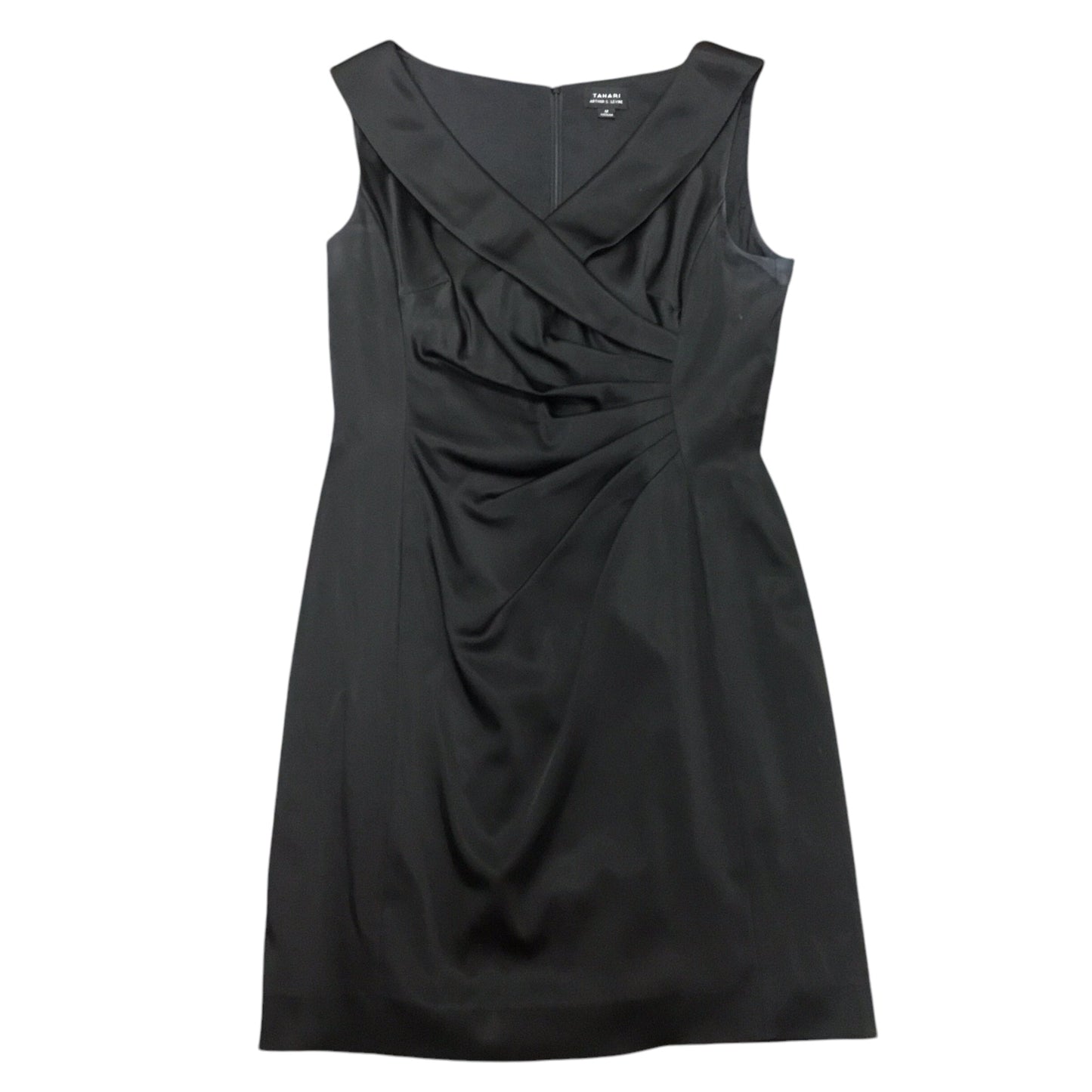 Dress Party Midi By Tahari By Arthur Levine In Black, Size: 12