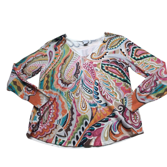 Sweater By Chicos In Multi-colored, Size: M