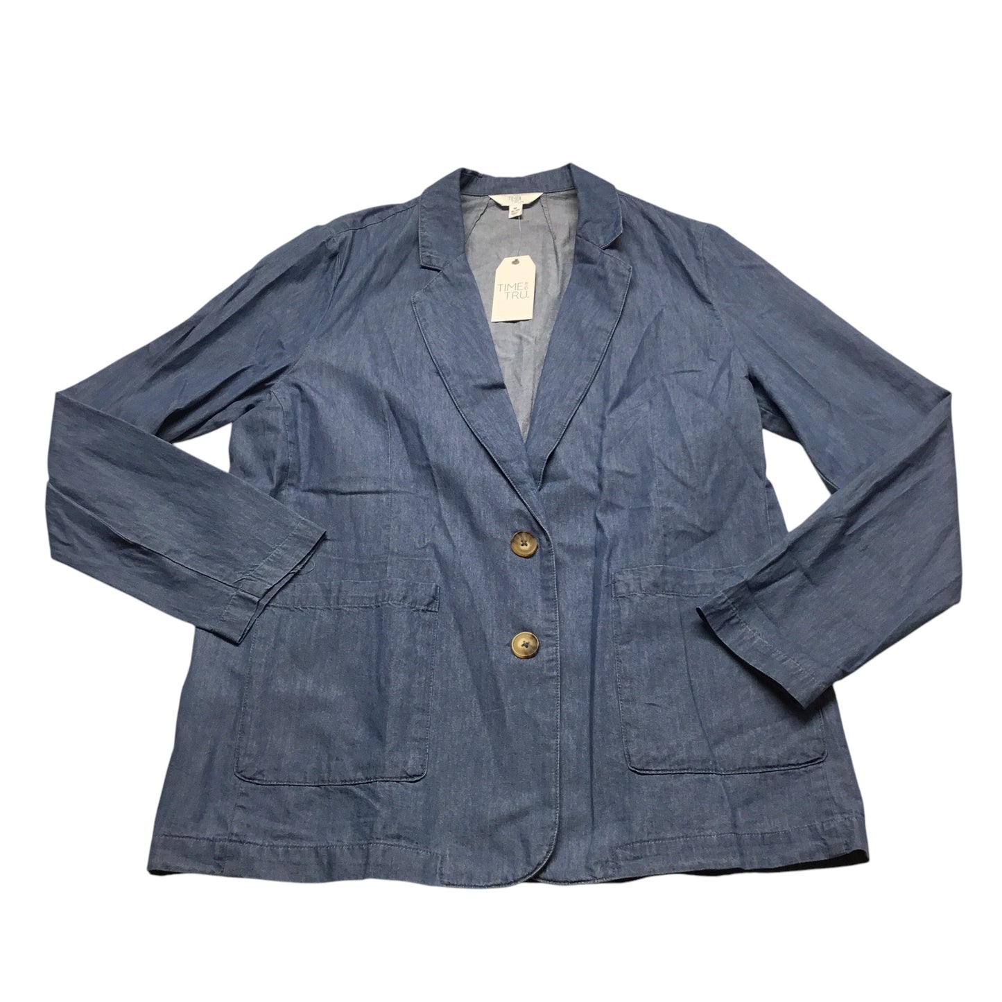 Blazer By Time And Tru In Blue, Size: M