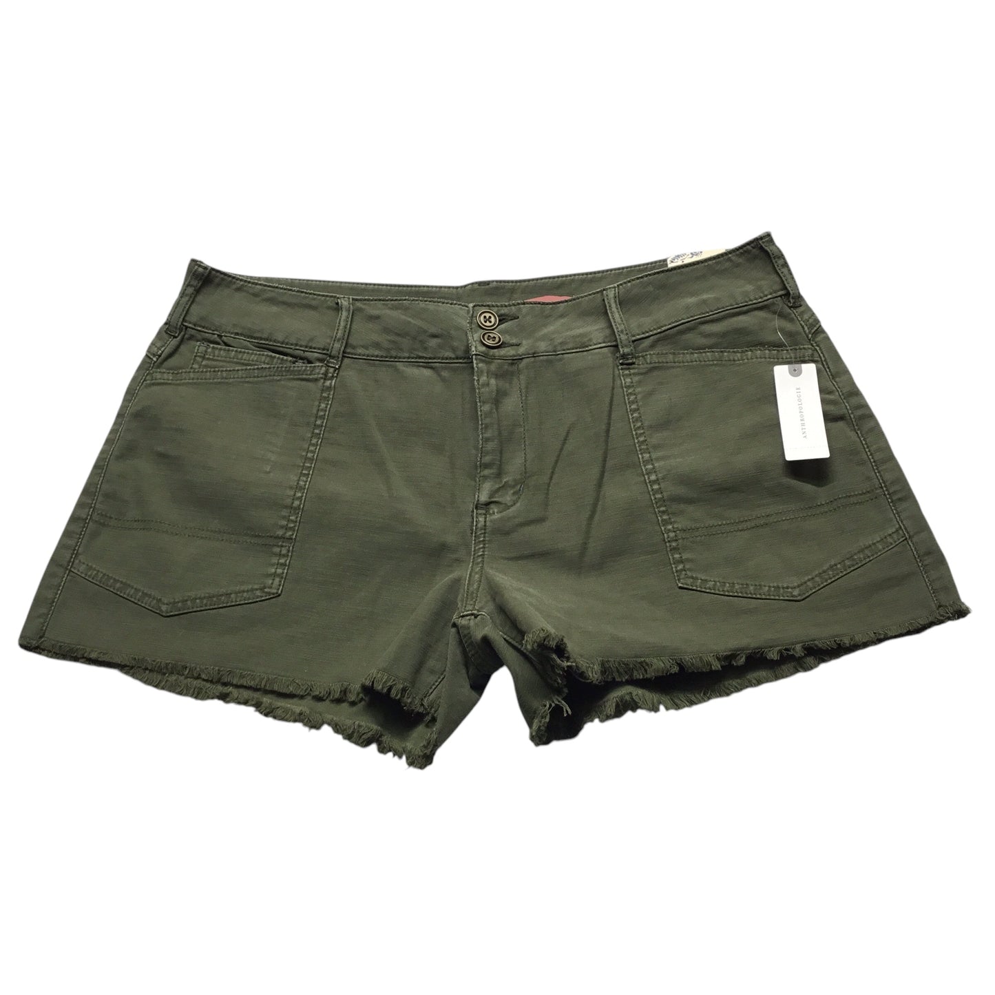 Shorts By Pilcro In Green, Size: 14