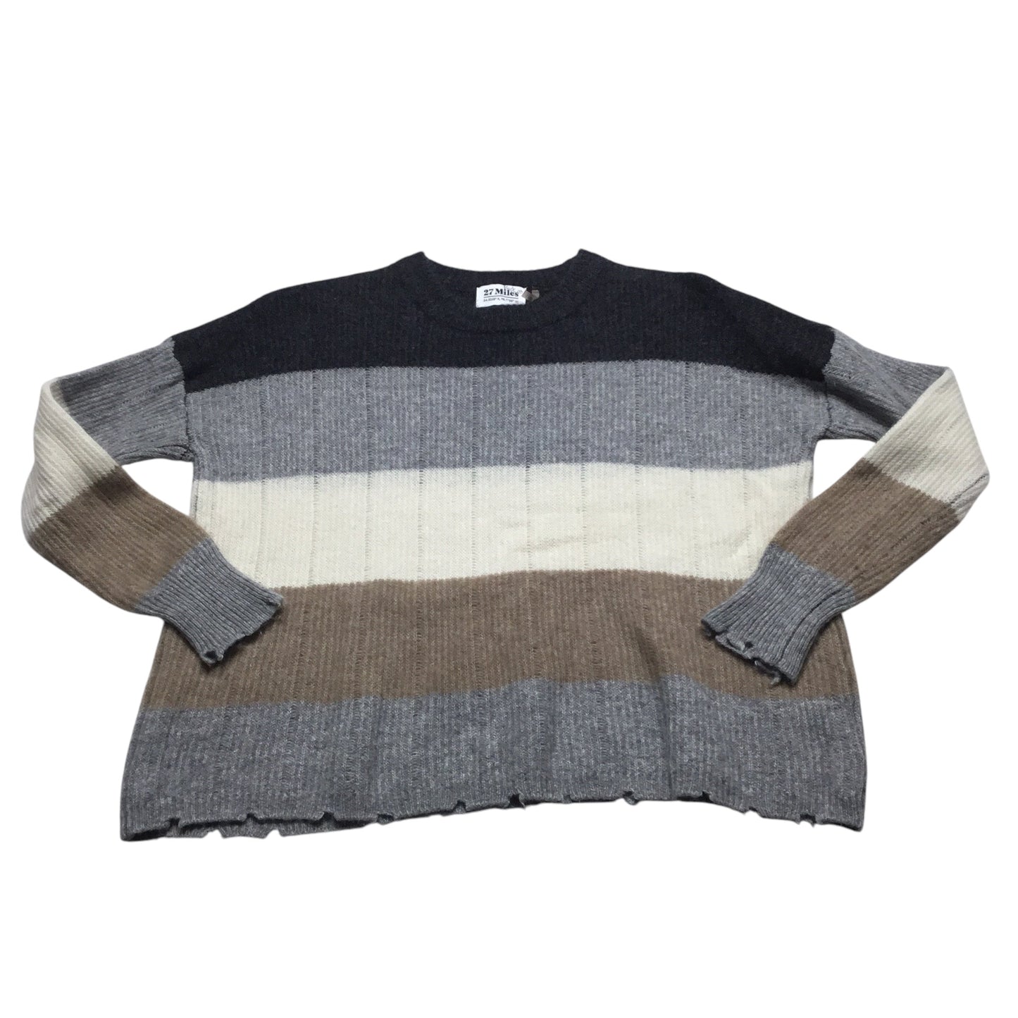 Sweater Cashmere By Cma In Black & Grey, Size: Xs