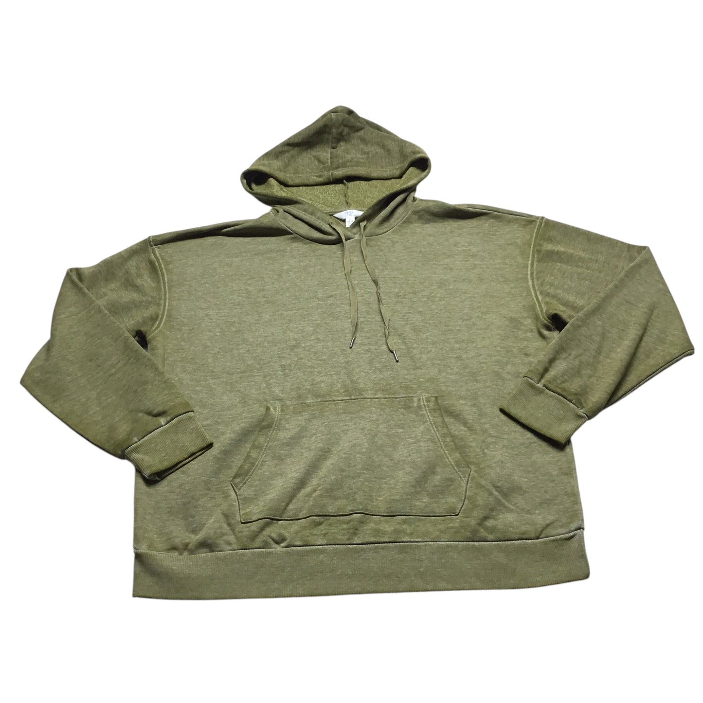 Top Long Sleeve By Time And Tru In Green, Size: L