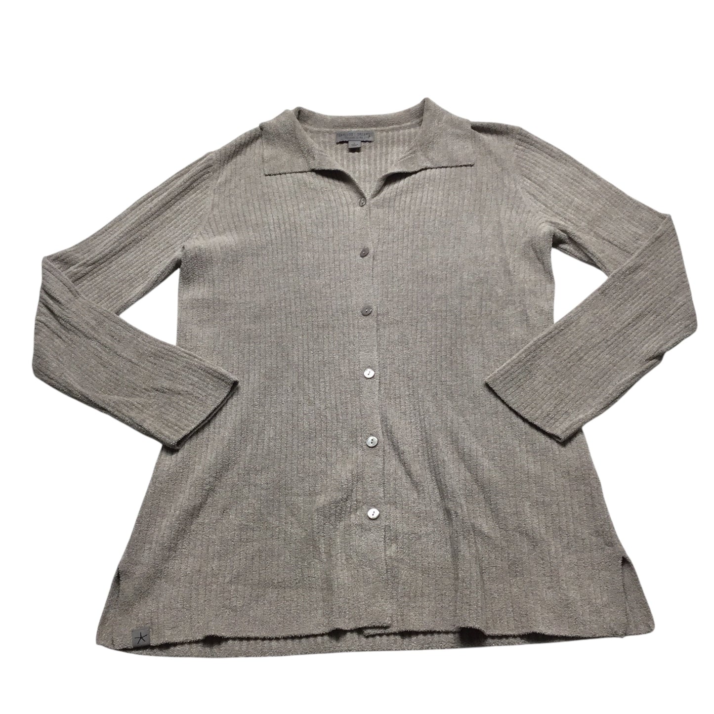 Top Long Sleeve By Barefoot Dreams In Grey, Size: L