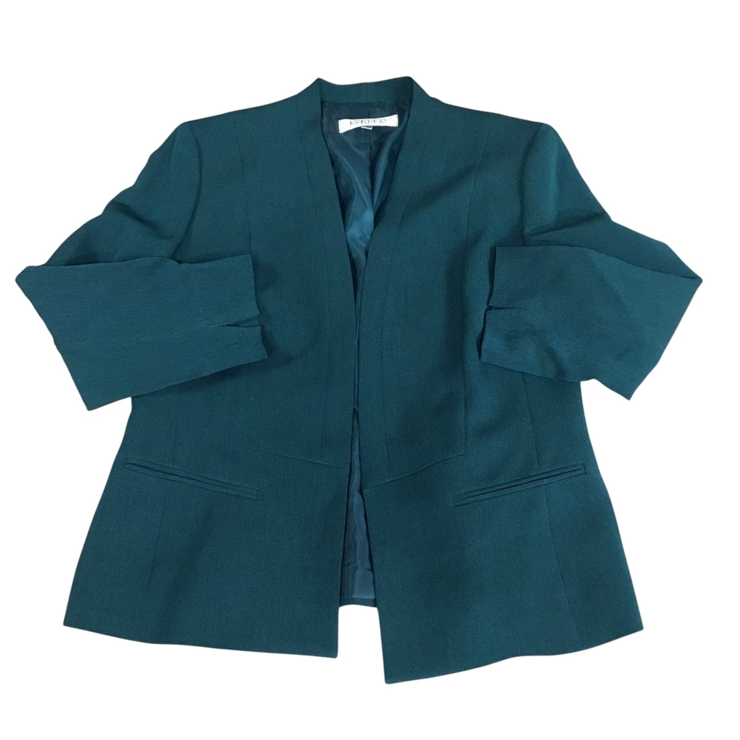 Blazer By Kasper In Teal, Size: 6