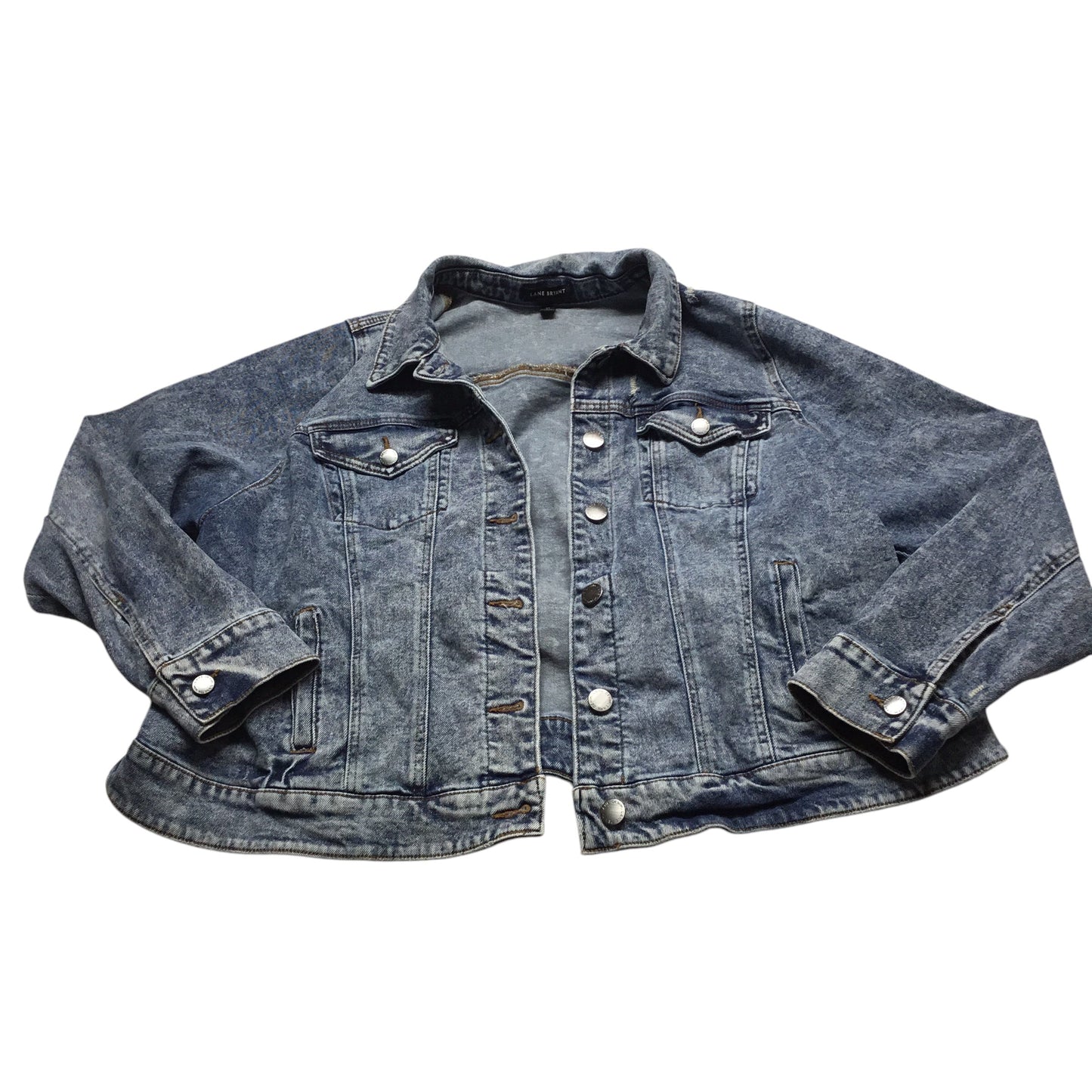 Jacket Denim By Lane Bryant In Blue Denim, Size: 2x