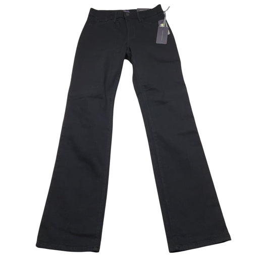 Jeans Straight By Not Your Daughters Jeans In Black Denim, Size: 6