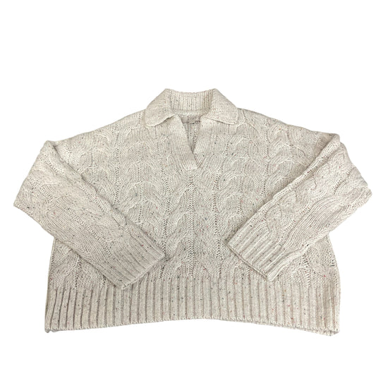 Sweater By Loft In White, Size: Xs