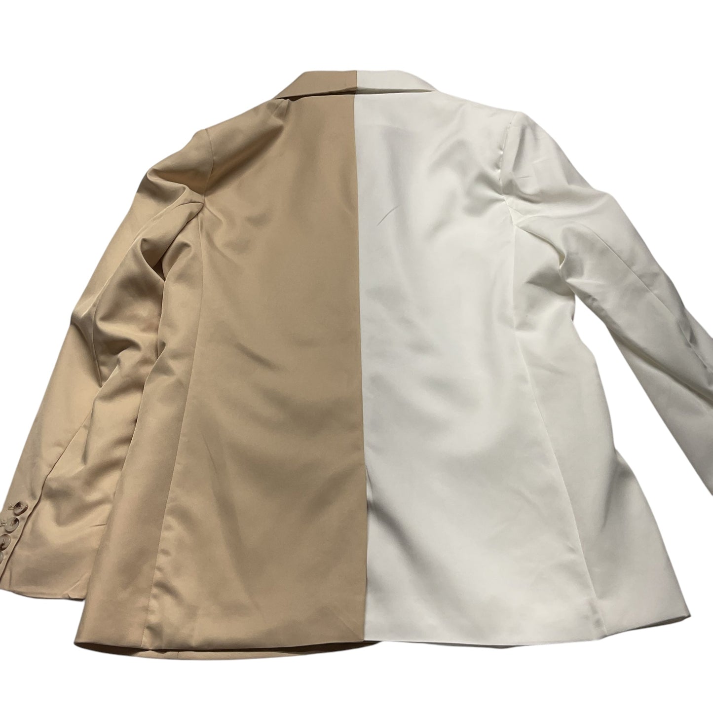 Blazer By Haptics In Cream & Tan, Size: M