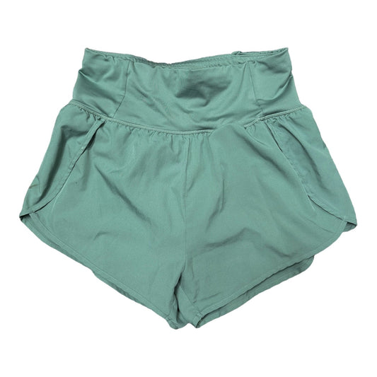 Green Athletic Shorts Love Tree, Size M