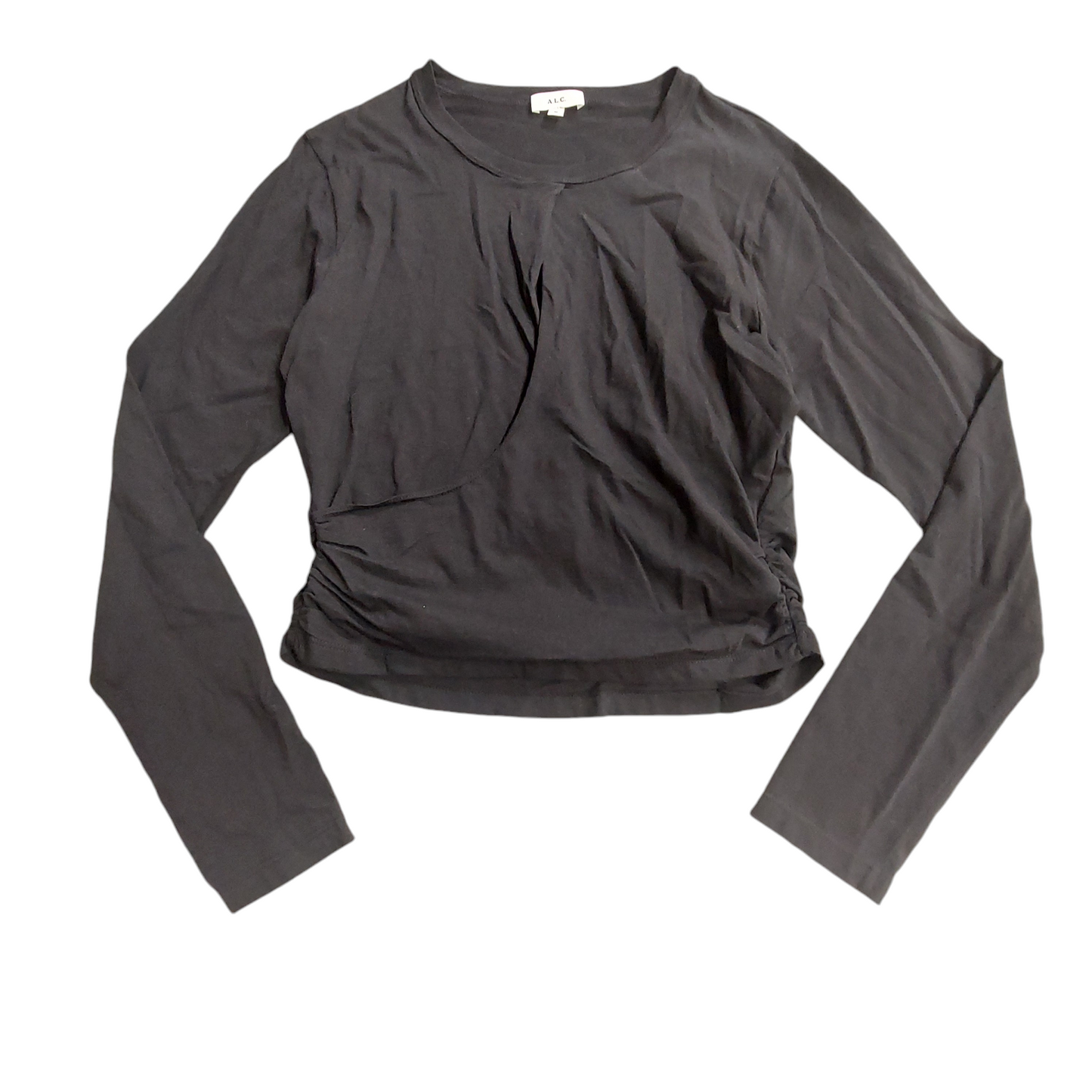 Top Long Sleeve By Alc In Black, Size: M