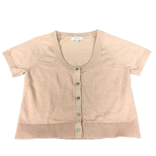 Top Short Sleeve By Madewell In Peach, Size: S