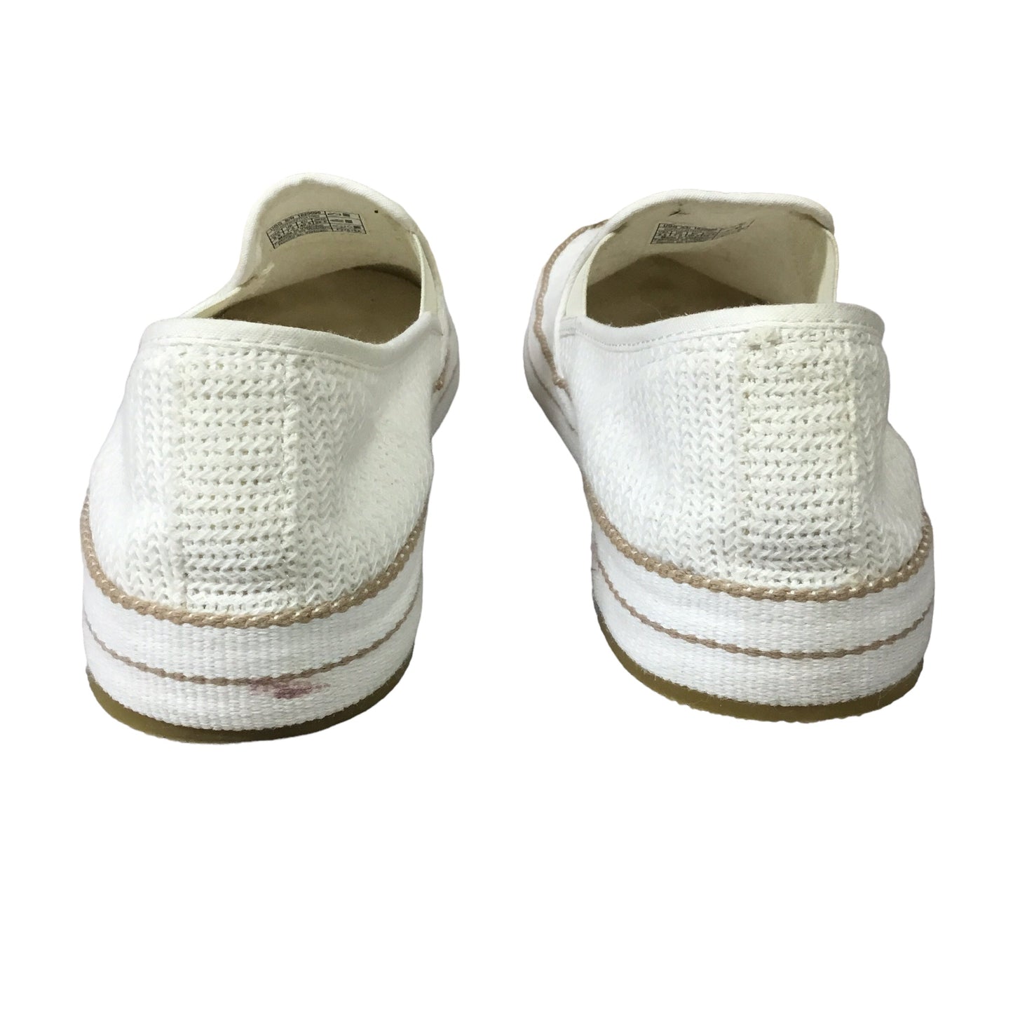 White Shoes Flats Ugg, Size 9.5
