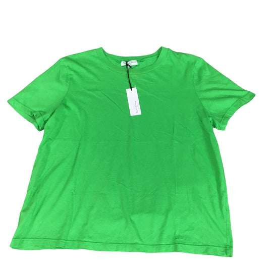 Top Short Sleeve By Michael Stars In Green, Size: L