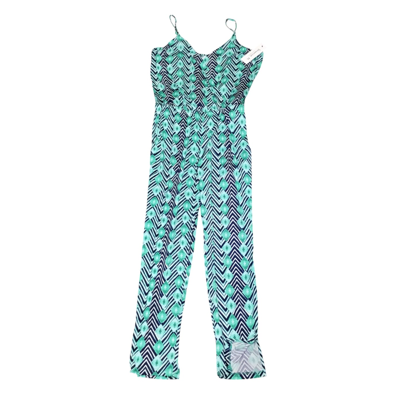 Jumpsuit By Veronica M In Blue & Green, Size: L