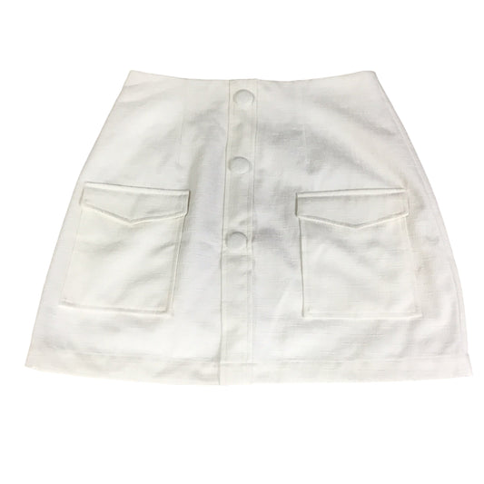 Skirt Mini & Short By Minkpink In Cream, Size: M