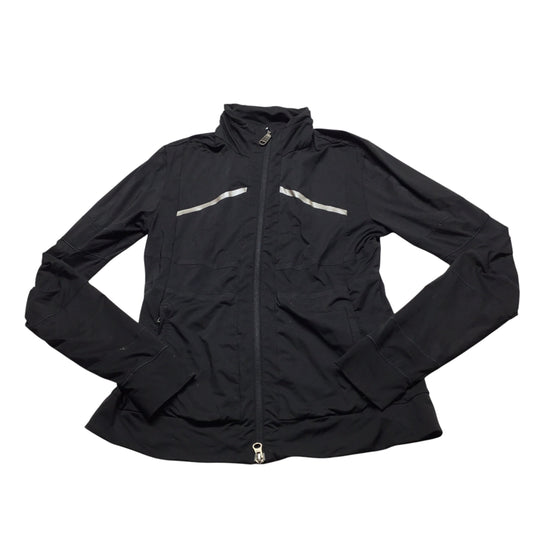 Athletic Jacket By Adidas In Black, Size: M