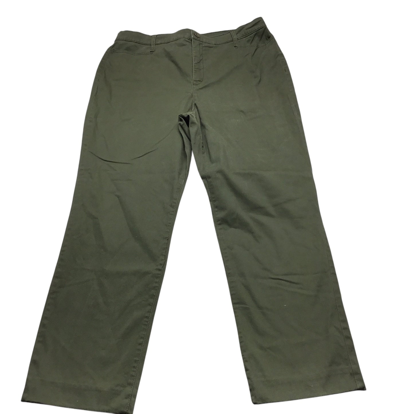 Pants Chinos & Khakis By Gloria Vanderbilt In Green, Size: 16